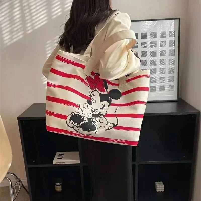 Tote Bag in tela Minnie e Snoopy