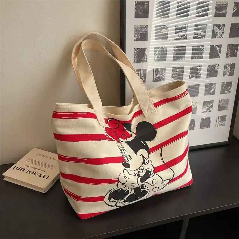 Tote Bag in tela Minnie e Snoopy