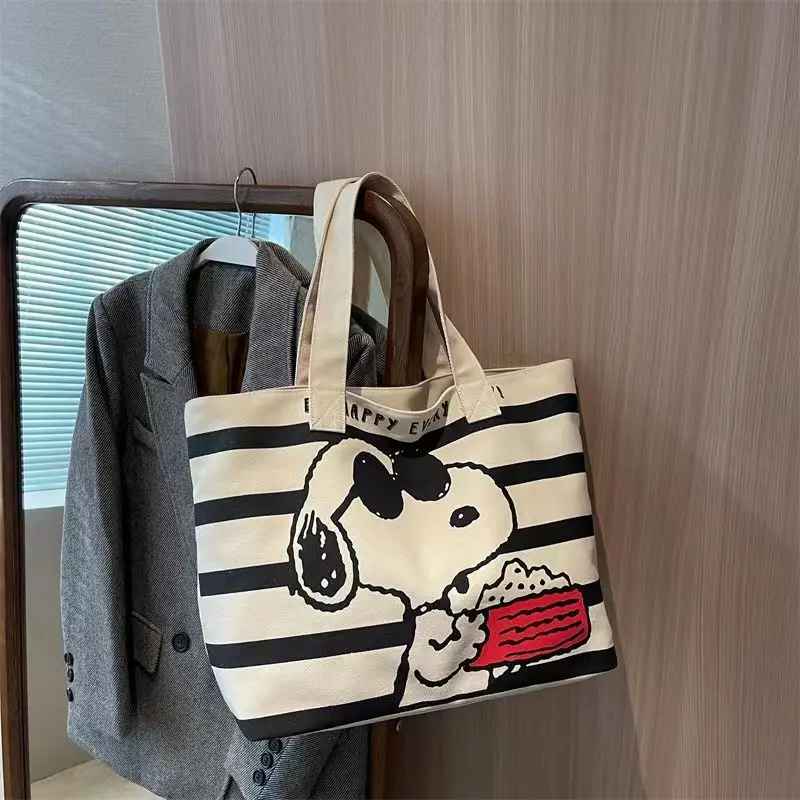 Tote Bag in tela Minnie e Snoopy