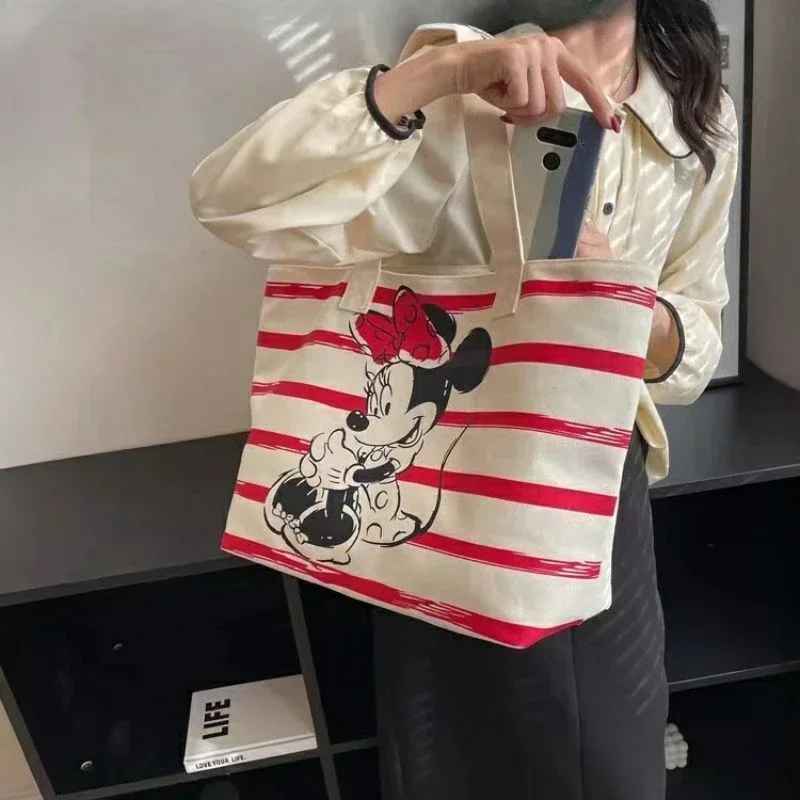 Tote Bag in tela Minnie e Snoopy